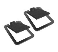 2 soportes de metal para altavoces de escritorio para monitores de computadora para un soporte de monitor fácil de usar