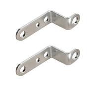 2 soportes de montaje para faros de motocicleta, espejo retrovisor, foco, lámpara de señal, accesorios fijos Soporte para seña de giro para(A)