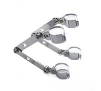 2 soportes de montaje para faros delanteros de motocicleta, soporte de montaje para faros, ajustable para horquillas delanteras de 28 mm a 51 mm (28 41 mm)