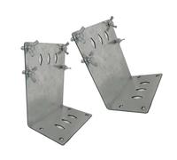 2 soportes de nivelación de acero resistente multifuncionales para tareas de alineación vertical y horizontal