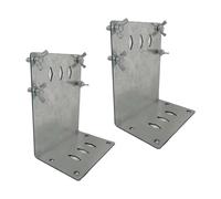 2 soportes de nivelación de acero resistente, soporte de nivelación multifuncional para tareas de alineación vertical y horizontal, soportes de montaje en pared de acero resistentes