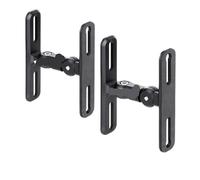 2 Soportes de Pared for Altavoces de Audio de aleación de Acero Inoxidable