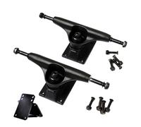 2 soportes de rueda de aluminio de 5 pulgadas para monopatines, camiones, monopatines profesionales, base duradera, base profesional para patineta de puente