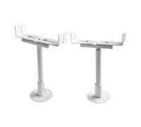 2 soportes de suelo de radiador de altura ajustable hechos de aluminio diseñados para asegurar radiadores verticales de hierro fundido con fuerte apoyo y resistencia (ajustable de 21 a 26 cm)