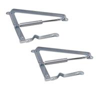 2 soportes de tapa de repuesto hidráulicos de gas compatibles con bisagra Keter Store It Out Midi SIO Nova pieza de repuesto W26P Soporte de bisagra de pistón