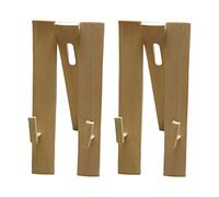 2 soportes decorativos de madera para abanicos de mano, soporte de bambú vintage para abanicos plegables asiáticos, ajustable y desmontable, decoración del hogar, fiesta de boda, gran regalo para