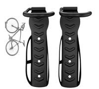 2 soportes ganchos porta bicicleta gancho soporte robusto colgador bicicleta MTB patinete eléctrico ganchos recubiertos de goma