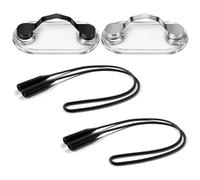 2 soportes magnéticos para gafas, 2 cuerdas para gafas, broche para gafas, gancho magnético para gafas, tarjeta de identificación, soporte para auriculares, soporte para gafas portátil, soporte para t