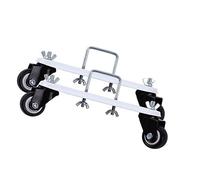 2 soportes móviles para calentador eléctrico de radiador, soporte de rueda direccional de 360 grados, base universal, resistente con ruedas de calentador rellenas de aceite con