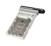 2 Soportes para Bandeja con Ranura para Tarjeta Dual SIM compatibles con Samsung Galaxy S22 Ultra 5G de 6,8 Pulgadas, Color Negro