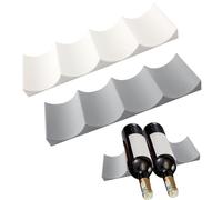 2 Soportes para Botellas de Frigorífico, Botellero Nevera, Soporte Vino, Organizador de Botellas para Cocina, Armario de Cerveza (2 Colores)