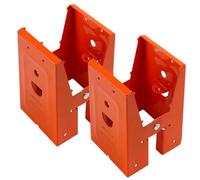2 soportes para caballete de sierra, soportes para caballete de sierra para carpintería para motosierras, soporte para de acero laminado en frío para ángulo de apertura de 25 °
