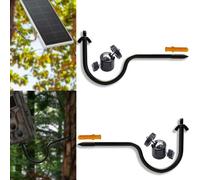 2 soportes para cámara de caza con conexión de tornillo universal de 1/4 a 20 pulgadas en el árbol, 360 °, trípode de árbol duradero para cámara de caza, cámara de vigilancia (soporte para cámara