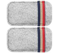 2 Soportes para Gafas de Sol para Visera de Coche, 6 x 4 Pulgadas, Soporte de Fieltro para Gafas de Sol para Coche, Clip en Visera, Bolsa para, Accesorios Decorativos para Interiores