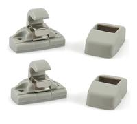 2 soportes para parasol de Volkswagen Bus T5, color gris