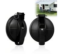 2 soportes para toldos para autocaravanas con ganchos y ventosas grandes, accesorios de camping, soportes para patas de toldo, para autocaravanas, autocaravanas (negro)