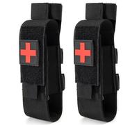 2 soportes para torniquetes Molle, bolsa para torniquetes para tijeras EMT, cuchillos plegables y bolsas organizadoras para herramientas pequeñas de exterior. Bolsa para cinturón.