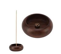 2 Soportes para Varillas de Incienso, Cuenco de Incienso Redondo, Soporte para Quemador de Incienso, Soporte Redondo de Madera para aromaterapia, para decoración del hogar, Oficina (do)