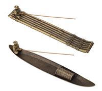2 soportes para varillas de incienso, muy adecuado para meditación, yoga y decoración de muebles, soporte para incienso, soporte para palitos de incienso, decoración espiritual, quemador de incienso