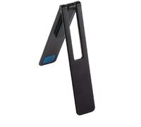 2 soportes plegables de aleación de zinc para teléfono, mini soporte trasero para teléfono celular, soporte vertical horizontal vertical para teléfono móvil invisible para todos los teléfonos