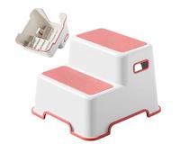 2-Step Kids Bathroom Stool - No Slip Toilet Step, Boys Girls Small Steps