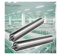 2 Stück Förderrollen aus Stahl 40-6 Zoll industrielle Tragrollen für Holzbearbeitung Fabriken Mäher - hochwertige Ersatzteile für Schwerkraftförderung