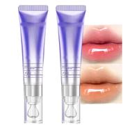 2 sueros labiales hidratantes, voluminizadores y antiarrugas, que cambian de color, para el cuidado de los labios, reducen las líneas finas y aumentan la elasticidad de los labios. (01+02)