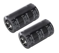 2 Supercondensadores de 2,7 V 500 F, Condensadores Electrolíticos Negros para Accesorios de Rectificador - Solución de Almacenamiento de Alta Energía
