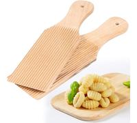 2 tablas de ñoquis de madera para mantequilla, tabla inclinada para hacer pasta, espaguetis, macarrones, pasta, práctica, para hacer pasta casera, herramientas para el hogar, restaurante, cocina, 23 x