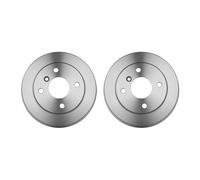2x Tambor de freno 8DT 355 303-421 HELLA PAGID para FORD FIESTA VII Van