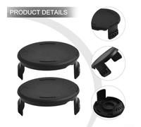 2 Tapas Bobina Cortacésped para mac para allister Trimmer 2 Tapas | Compatible ART 23 SL, material plástico ABS, para fácil instalación, protege hilo, pack 2 unidades
