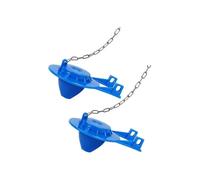 2 tapas de 2 pulgadas for válvulas de descarga de inodoro con sello for el hogar(Blue)