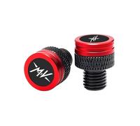 2 tapas de aluminio para agujeros espejo motocicl Para F3 675 800 Brutale 1000 Turismo Veloce RC Accesorios Para Tapones De Espejo Retrovisor Lateral CNC Para Motocicleta(Red)