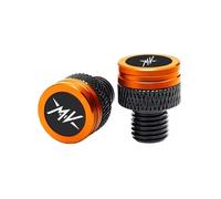 2 tapas de aluminio para agujeros espejo motocicl Para F3 675 800 Brutale 1000 Turismo Veloce RC Accesorios Para Tapones De Espejo Retrovisor Lateral CNC Para Motocicleta(Orange)