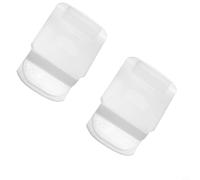 2 tapas de batería de plástico, color blanco, aprox. 65 x 55 mm, para BL1830, BL1840, BL1850, resistente a los golpes, resistente al calor, para batería de herramientas, protección en obras al aire
