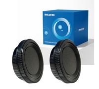 2 tapas de carcasa MD, compatibles con cámaras Minolta MD/MC: XD7/XD11,X-700,XD5/XD,X-500,XG-1/XG-2/XG-7; MD 50 mm f/1.2; MD 100 mm f/2.5,MC 85 mm f/1.7 objetivos (MD Body Cap)