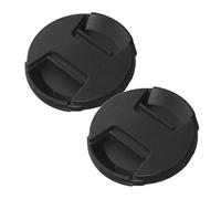 2 tapas de lente para cámaras DX50-250mm F4.5-6.3/E10-18mm F4OSS, cubiertas de lente a prueba de polvo, tapas de lente de repuesto