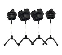 2 tapas de repuesto para depósito de combustible y aceite compatibles con motosierra HUSQVARNA 36 41 51 55 136 137 142 141 254 257 piezas de repuesto