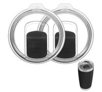 2 tapas de repuesto para vaso de 20 oz, tapa de repuesto para vaso de viaje, para vasos de acero inoxidable, a prueba de fugas con cierre magnético para vaso refrigerador
