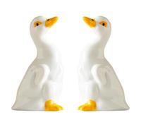 2 tapas de rosca para inodoro con diseño de pájaros caprichosos fabricados con cerámica resistente para decoración funcional del baño, cubiertas impermeables para pernos de inodoro