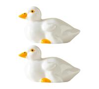2 tapas de rosca para inodoro con diseño de pájaros caprichosos fabricados con cerámica resistente para decoración funcional del baño, cubiertas impermeables para pernos de inodoro