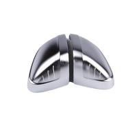 2 Tapas Espejo Retrovisor Lateral Cromadas Mate Para A4 B9 Allroad Quattro A5 F5 S4 S5 2017 2018 2019 2020 2021 2022 Cubiertas Plateadas. Cubierta Espejo Retrovisor(No blind spot holes)