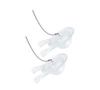 2 tapas universales para válvulas de desagüe, tapas de aleteo, tanques de drenaje de baño, ahorro de agua, repuesto