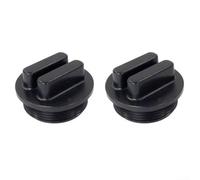 2 tapones de drenaje de filtro de piscina de 1.5 pulgadas SP1022CBLK, 86202000, 190030, 27001-0022 con junta tórica de repuesto para Pentair, filtro de piscina Darling Plugs S7M120, S7M400 (negro)