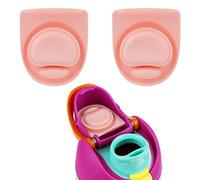 2 tapones de repuesto para botellas, tapa superior de botella de agua compatible con Owala FreeSip de 24 onzas, 32 onzas, junta de botella de silicona para Owala 19/24/32/40 onzas, sin BPA, tapa de