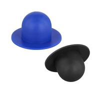 2 Tapones de Repuesto para Piscina Intex, Tapón de Pared para Piscina sobre el Suelo Tapón de Agujero para Filtro de Bomba Compatible con Intex 28270 28271 28272 28273 26700 (Azul, Negro)