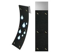 2 tapones de sonido, amortiguador de lluvia al aire libre, dispositivo de prevención de, solución de tapón de lluvia para el hogar, oficina, exterior, apartamento, balcón, porche, patio, jardín