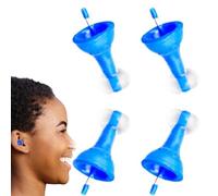 2 Tapones Inflables Innovadores para Los Oídos,Silicona Impermeable,Ultra Cómodos, Reutilizables,Tapones Oidos Ruido Dormir para Enfoque Profundo, Viajes, Sensibilidad