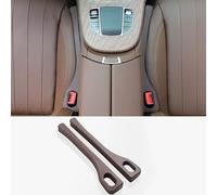 2 Tapones para Huecos de Asientos de Coche para Mercedes Benz CL 500, 550, 600 y 63, Color marrón.