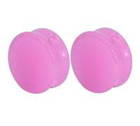 2 tapones para los oídos con piedra para mujer y hombre, expansores para túnel de la carne